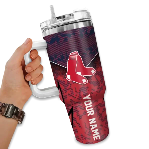 customized boston red sox chevron stripe red curved tumbler fashion forward 1 1.webp