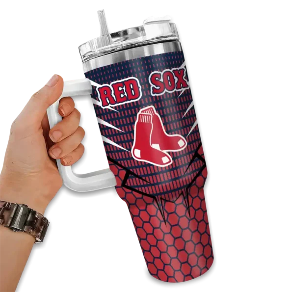 customized boston red sox hex texture red curved tumbler fashion forward 1 1.webp