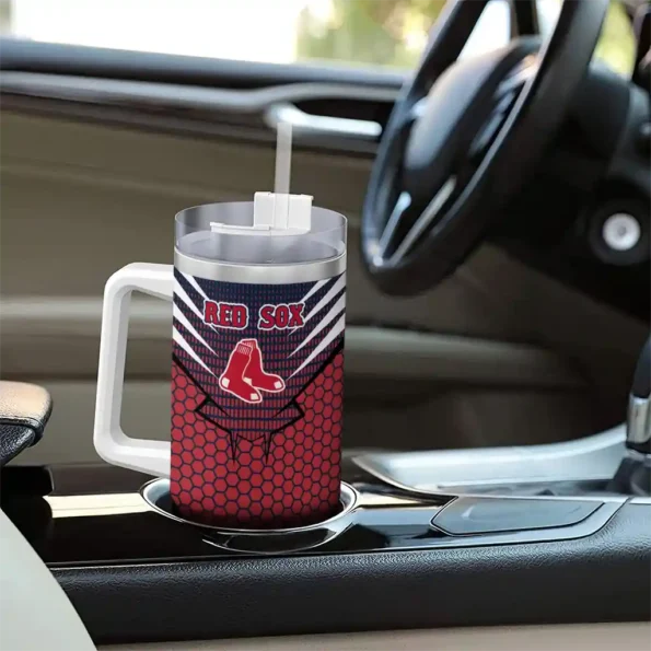 customized boston red sox hex texture red curved tumbler trendy 1 1.webp