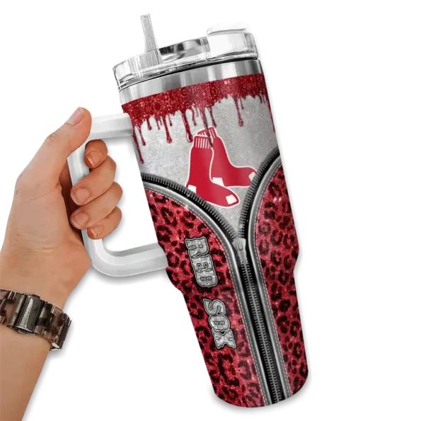 customized boston red sox leopard zipper red curved tumbler fashion forward 1 1.webp