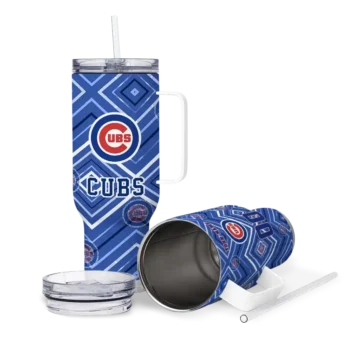 customized chicago cubs bold diamonds blue curved tumbler high quality 1 1.webp