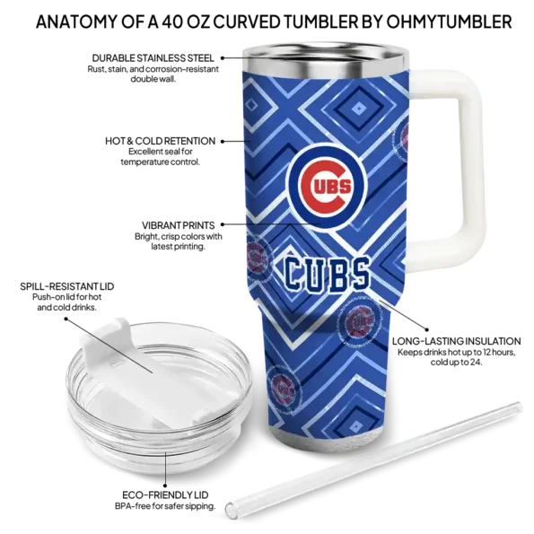 customized chicago cubs bold diamonds blue curved tumbler new arrival 1 1.webp