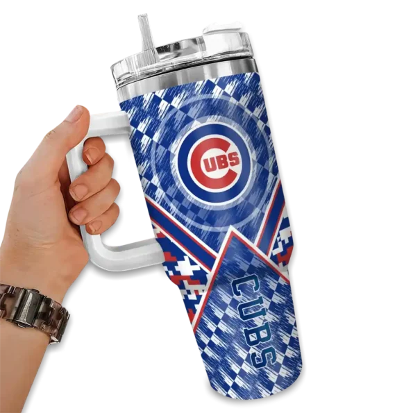 customized chicago cubs chevron angle blue curved tumbler fashion forward 1 1.webp