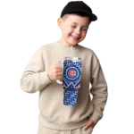 customized chicago cubs chevron angle blue curved tumbler best selling 1 1.webp