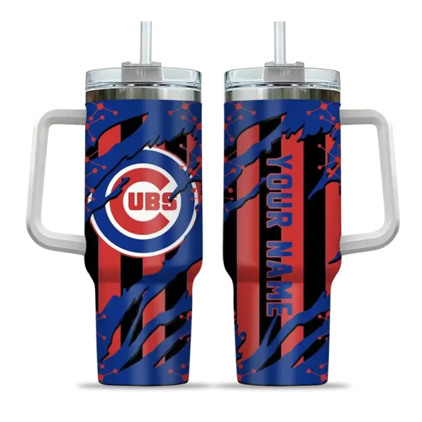 customized chicago cubs claw cut blue black curved tumbler best selling 1 1.webp