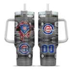 customized chicago cubs superman shield blue gray curved tumbler best selling 1 1.webp