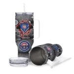 customized chicago cubs superman shield blue gray curved tumbler best selling 1 1.webp