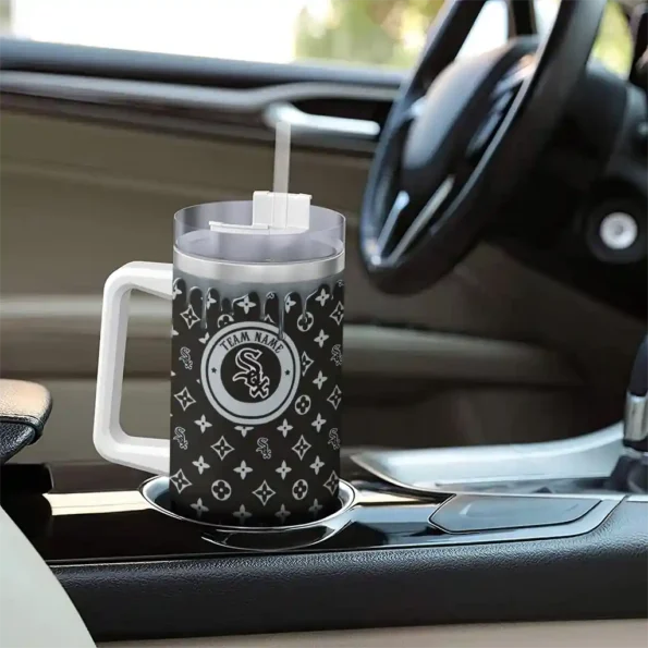 customized chicago white sox bullseye drips black curved tumbler trendy 1 1.webp