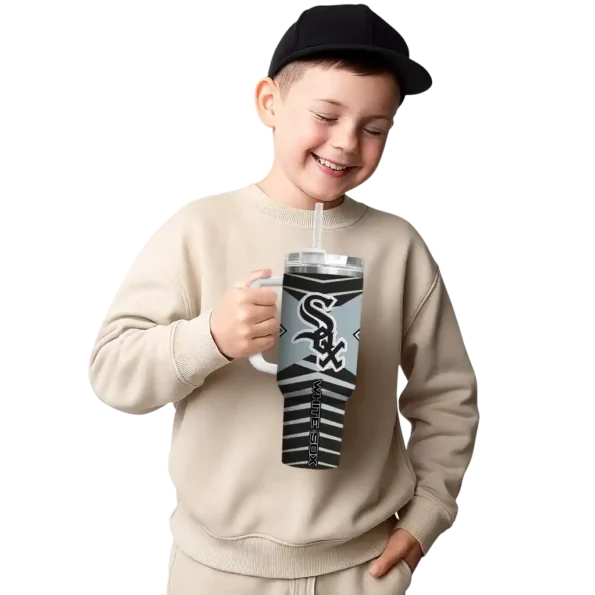 customized chicago white sox chevron layers black curved tumbler latest model 1 1.webp