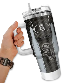 customized chicago white sox hexagon armor black curved tumbler fashion forward 1 1.webp
