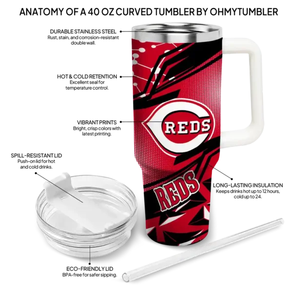 customized cincinnati reds abstract paths red curved tumbler new arrival 1 1.webp
