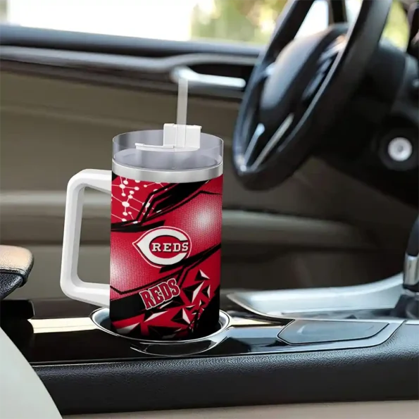 customized cincinnati reds abstract paths red curved tumbler trendy 1 1.webp