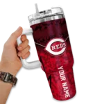 customized cincinnati reds chevron stripe red curved tumbler best selling 1 1.webp