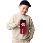 customized cincinnati reds chevron stripe red curved tumbler best selling 1 1.webp