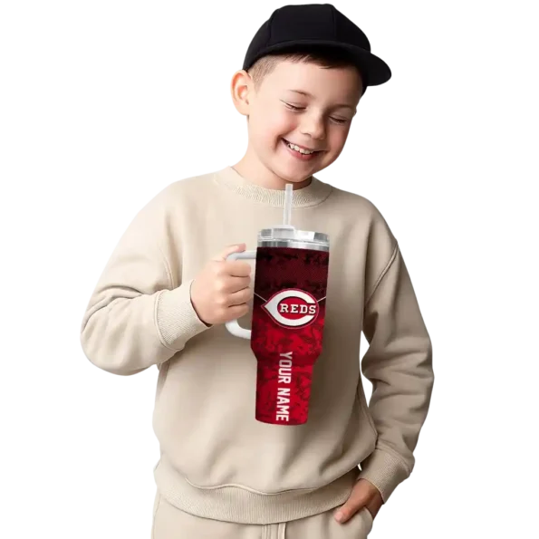 customized cincinnati reds chevron stripe red curved tumbler latest model 1 1.webp