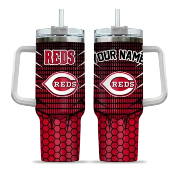 customized cincinnati reds hex texture red curved tumbler best selling 1 1.webp