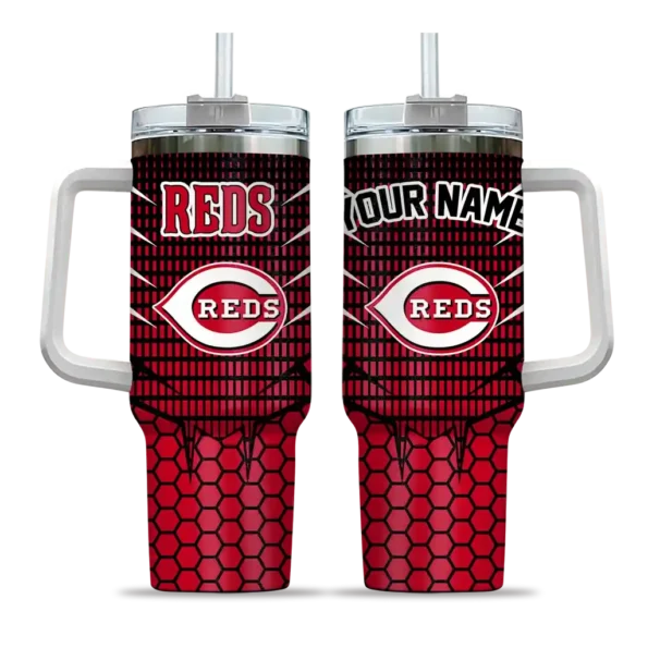 customized cincinnati reds hex texture red curved tumbler best selling 1 1.webp