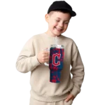 customized cleveland guardians burst swirl navy blue curved tumbler best selling 1 1.webp