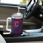 customized cleveland guardians burst swirl navy blue curved tumbler best selling 1 1.webp