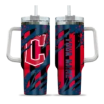 customized cleveland guardians claw cut navy blue black curved tumbler best selling 1 1.webp