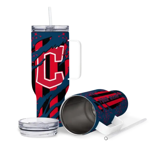 customized cleveland guardians claw cut navy blue black curved tumbler high quality 1 1.webp