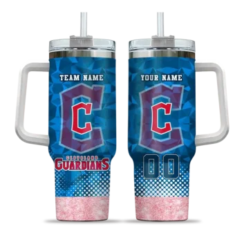 customized cleveland guardians geometric prism navy blue curved tumbler best selling 1 1.webp