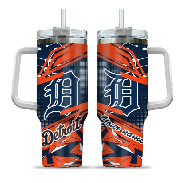 customized detroit tigers abstract paths navy curved tumbler best selling 1 1.webp