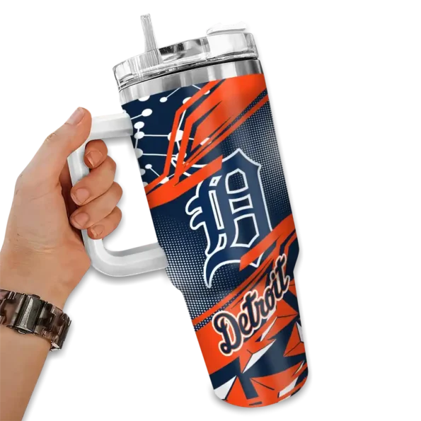 customized detroit tigers abstract paths navy curved tumbler fashion forward 1 1.webp