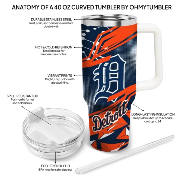 customized detroit tigers abstract paths navy curved tumbler new arrival 1 1.webp