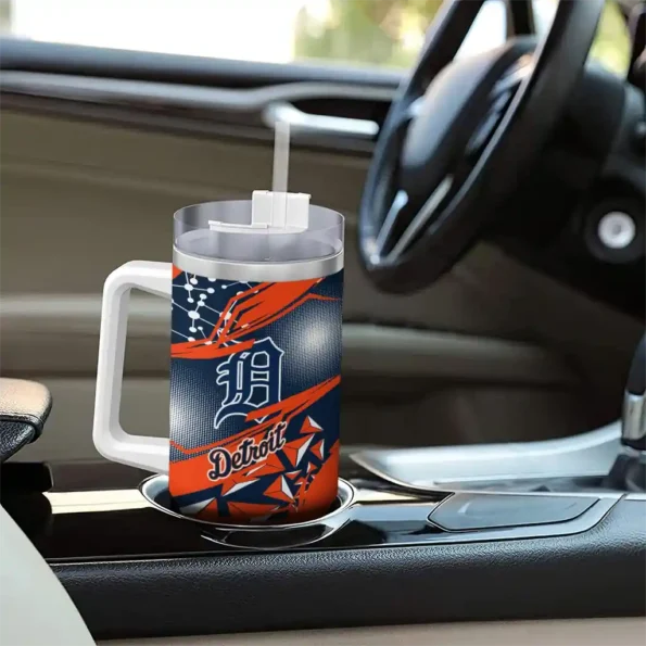 customized detroit tigers abstract paths navy curved tumbler trendy 1 1.webp