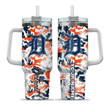 customized detroit tigers camo mashup navy white curved tumbler best selling 1 1.webp