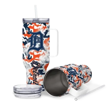 customized detroit tigers camo mashup navy white curved tumbler high quality 1 1.webp