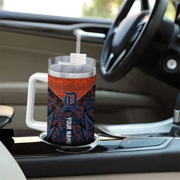 customized detroit tigers chevron stripe navy curved tumbler trendy 1 1.webp