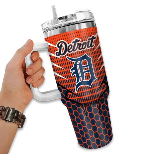 customized detroit tigers hex texture navy curved tumbler fashion forward 1 1.webp