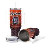 customized detroit tigers hex texture navy curved tumbler best selling 1 1.webp
