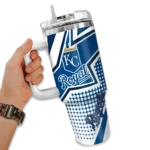 customized kansas city royals arrow burst royal blue curved tumbler best selling 1 1.webp