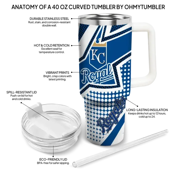 customized kansas city royals arrow burst royal blue curved tumbler new arrival 1 1.webp