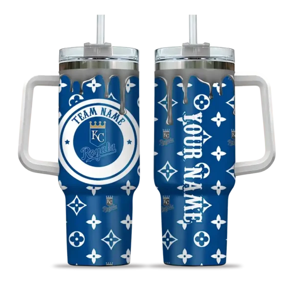customized kansas city royals bullseye drips royal blue curved tumbler best selling 1 1.webp