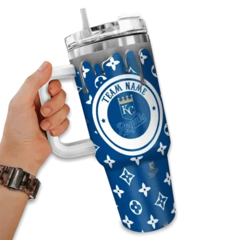 customized kansas city royals bullseye drips royal blue curved tumbler fashion forward 1 1.webp
