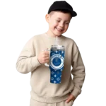 customized kansas city royals bullseye drips royal blue curved tumbler best selling 1 1.webp