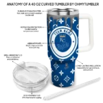customized kansas city royals bullseye drips royal blue curved tumbler best selling 1 1.webp