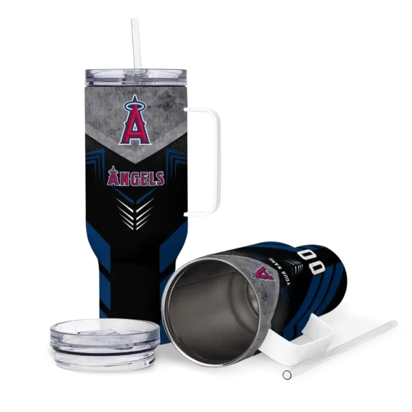 customized los angeles angels arrow armor blue black curved tumbler high quality 1 1.webp