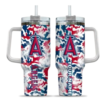 customized los angeles angels camo mashup blue white curved tumbler best selling 1 1.webp