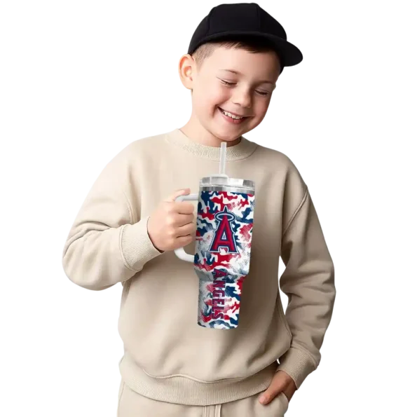 customized los angeles angels camo mashup blue white curved tumbler latest model 1 1.webp