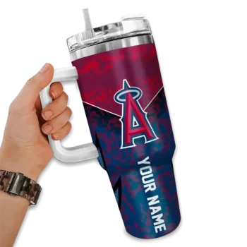 customized los angeles angels chevron stripe blue curved tumbler fashion forward 1 1.webp