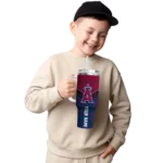 customized los angeles angels chevron stripe blue curved tumbler best selling 1 1.webp