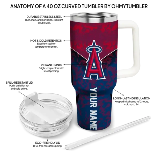 customized los angeles angels chevron stripe blue curved tumbler new arrival 1 1.webp