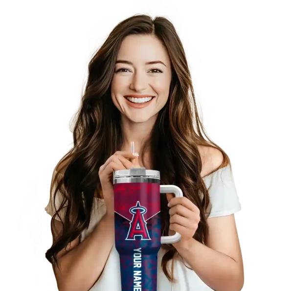 customized los angeles angels chevron stripe blue curved tumbler premium grade 1 1.webp