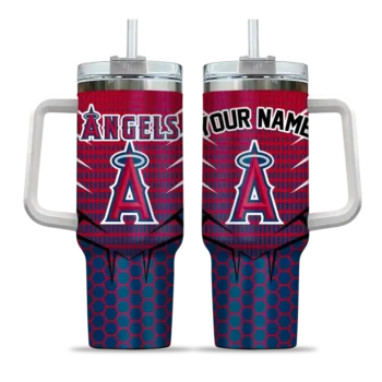 customized los angeles angels hex texture blue curved tumbler best selling 1 1.webp