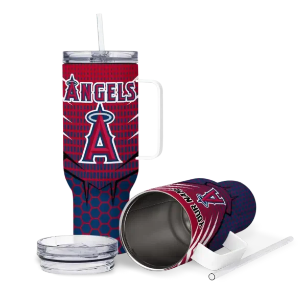customized los angeles angels hex texture blue curved tumbler high quality 1 1.webp